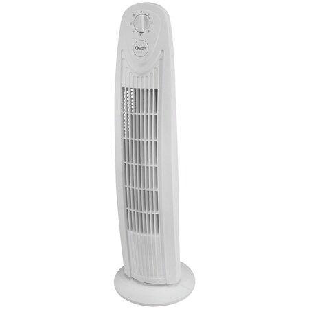 Comfort Zone Oscillating 3-Speed 29" Tower Fan CZTF329WT
